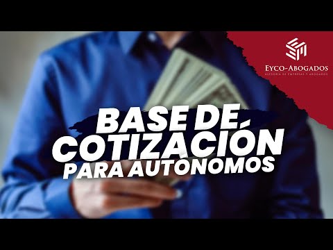 Cómo se calcula la base de cotización de un autónomo?