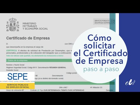 Cómo descargar certificado de empresa SEPE: guía paso a paso