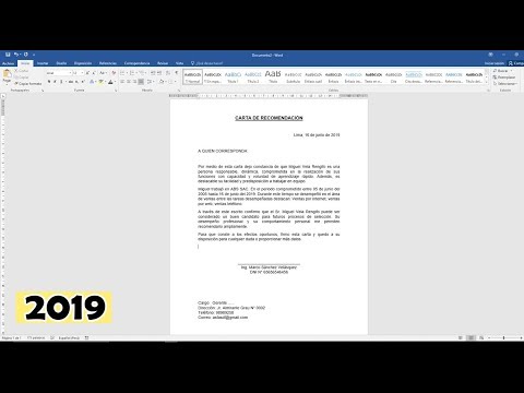 Cómo hacer una carta de recomendación para un trabajo exitosa