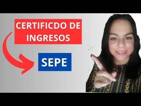 Certificado del INEM confirmando falta de ingresos