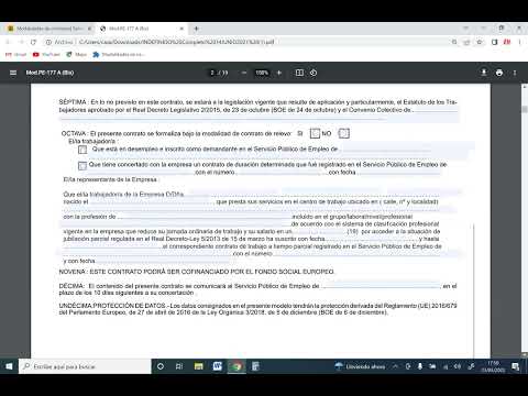Cómo rellenar un contrato de trabajo indefinido: guía práctica.