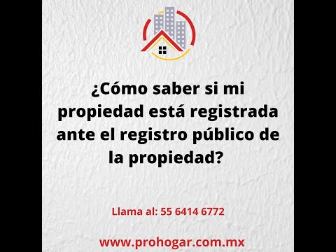 Cómo saber qué registro de la propiedad me corresponde