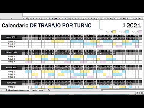 Cómo hacer un cuadrante de turnos eficiente y organizado